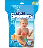 Трусики Libero Swimpants 7-12 кг. 6 шт.