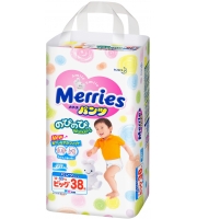 Трусики Merries 12-22 кг, 38 шт.
