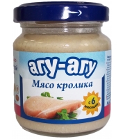 Пюре Агу-Агу Кролик с 6 мес. 100 гр.