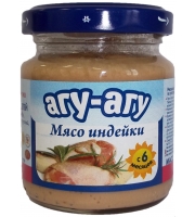 Пюре Агу-Агу Индейка с 6 мес. 100 гр.
