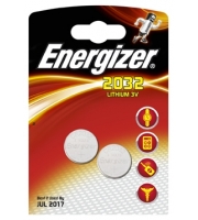 Элемент питания Energizer Miniatures Lithium CR 2032, 2 шт.