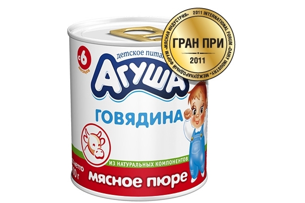 Пюре Агуша говядина 100г